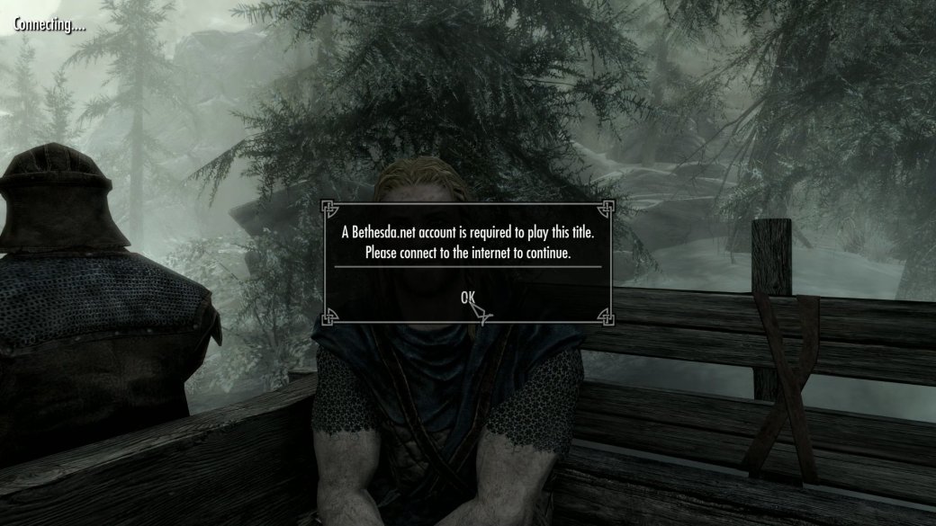 Для Skyrim сделали мод, который постоянно требует войти в аккаунт Bethesda. Только зачем? — фото 1