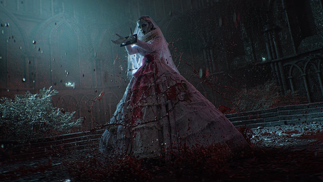 Косплееры разыграли кровавую сцену встречи Охотника и королевы Ярнам из Bloodborne — изображение 6