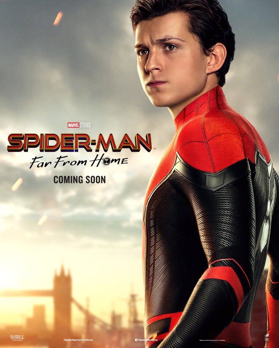 Галерея Спайди, Ник Фьюри, Мистерио и MJ на новых постерах «Человека-паука: Вдали от дома» - 5 фото
