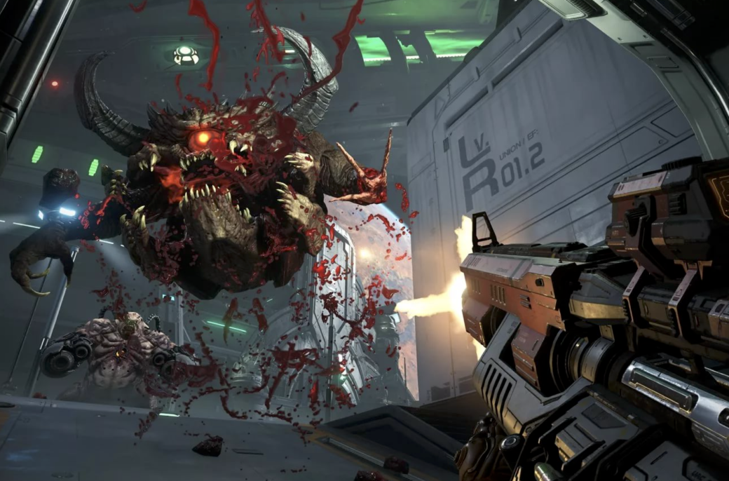 Внутри DOOM Eternal можно пройти две первые части серии — фото 1