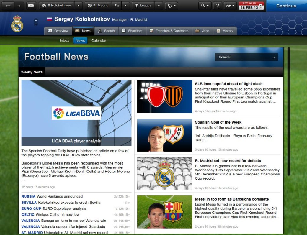 Рецензия на Football Manager 2013 — фото 2