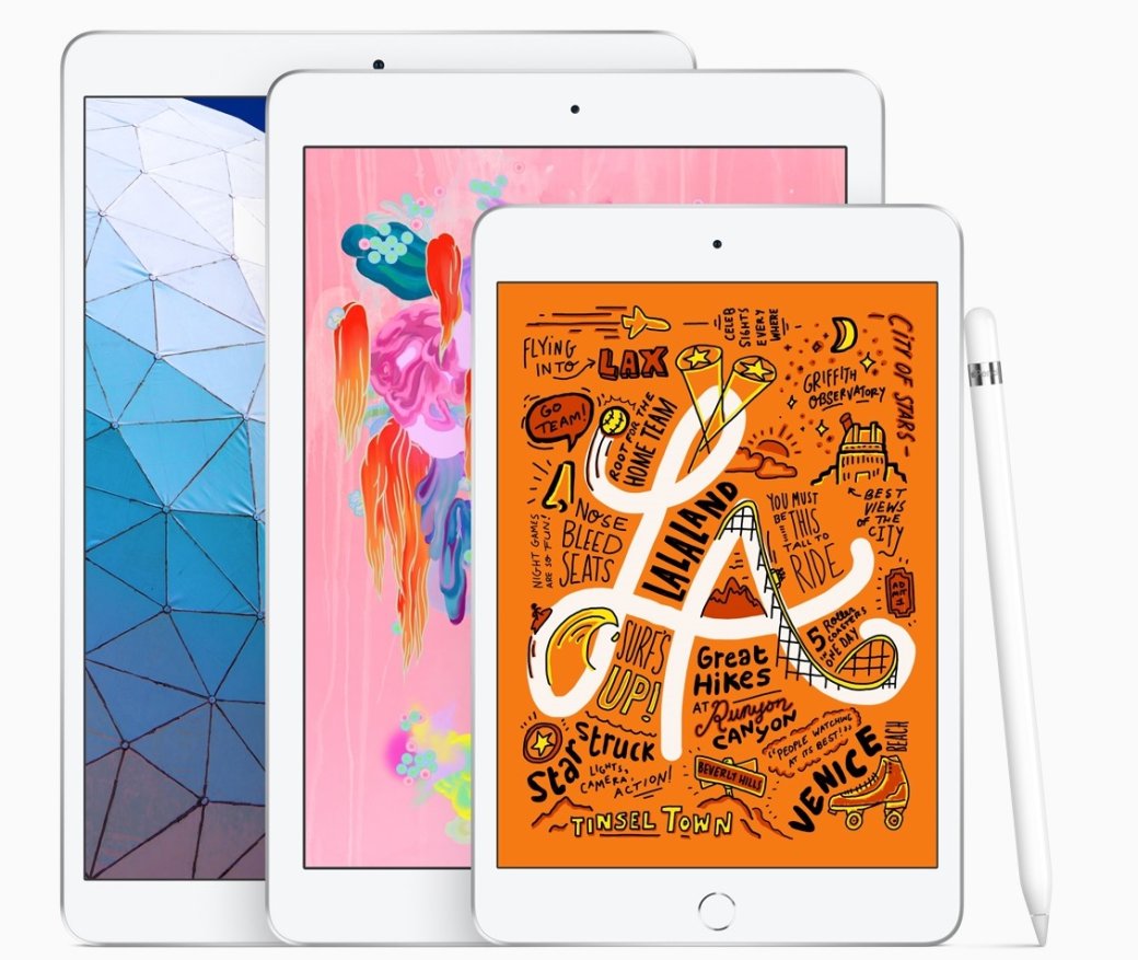 Теперь с Apple Pencil: Apple представила  iPad Air 2019 и iPad mini 5 — фото 1