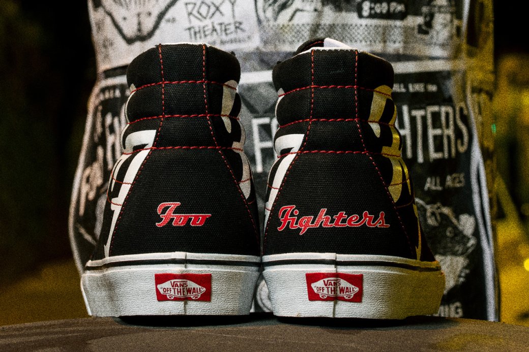 foo fighters vans shoes