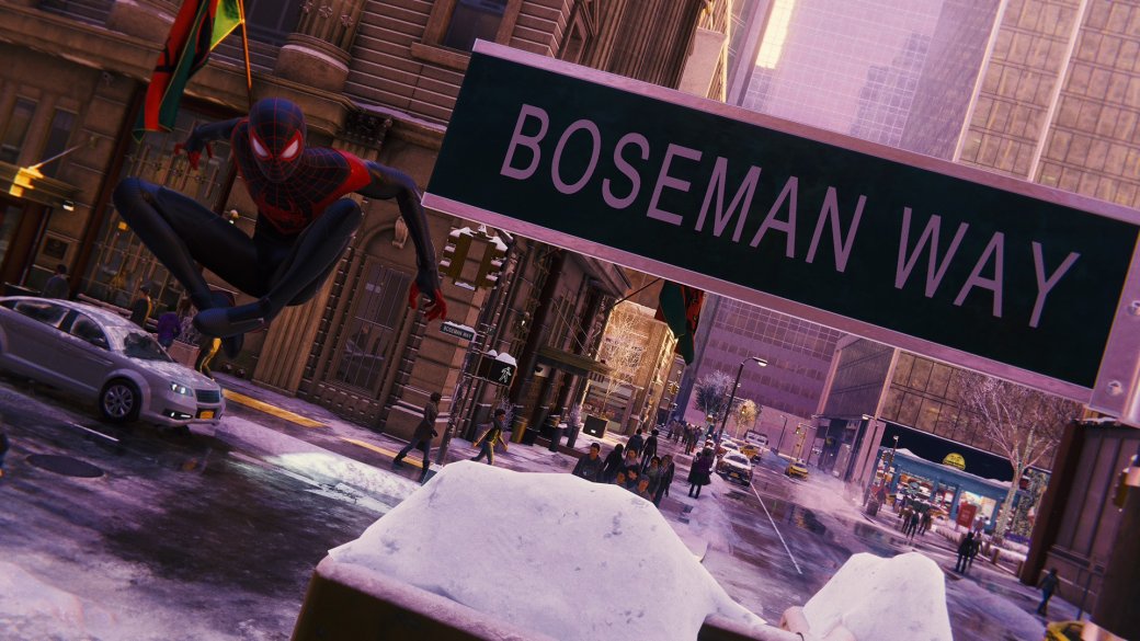 В Spider-Man: Miles Morales нашли улицу, посвященную Чедвику Боузману — фото 1