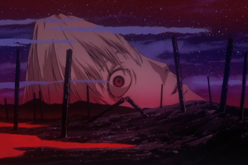 Несогласный с концовкой сериала, один из сооснователей аниме-студии Gainax Ёсиюки Садамото, опубликовал мангу, в которой предложил другую интерпретацию событий

Источник: Gainax