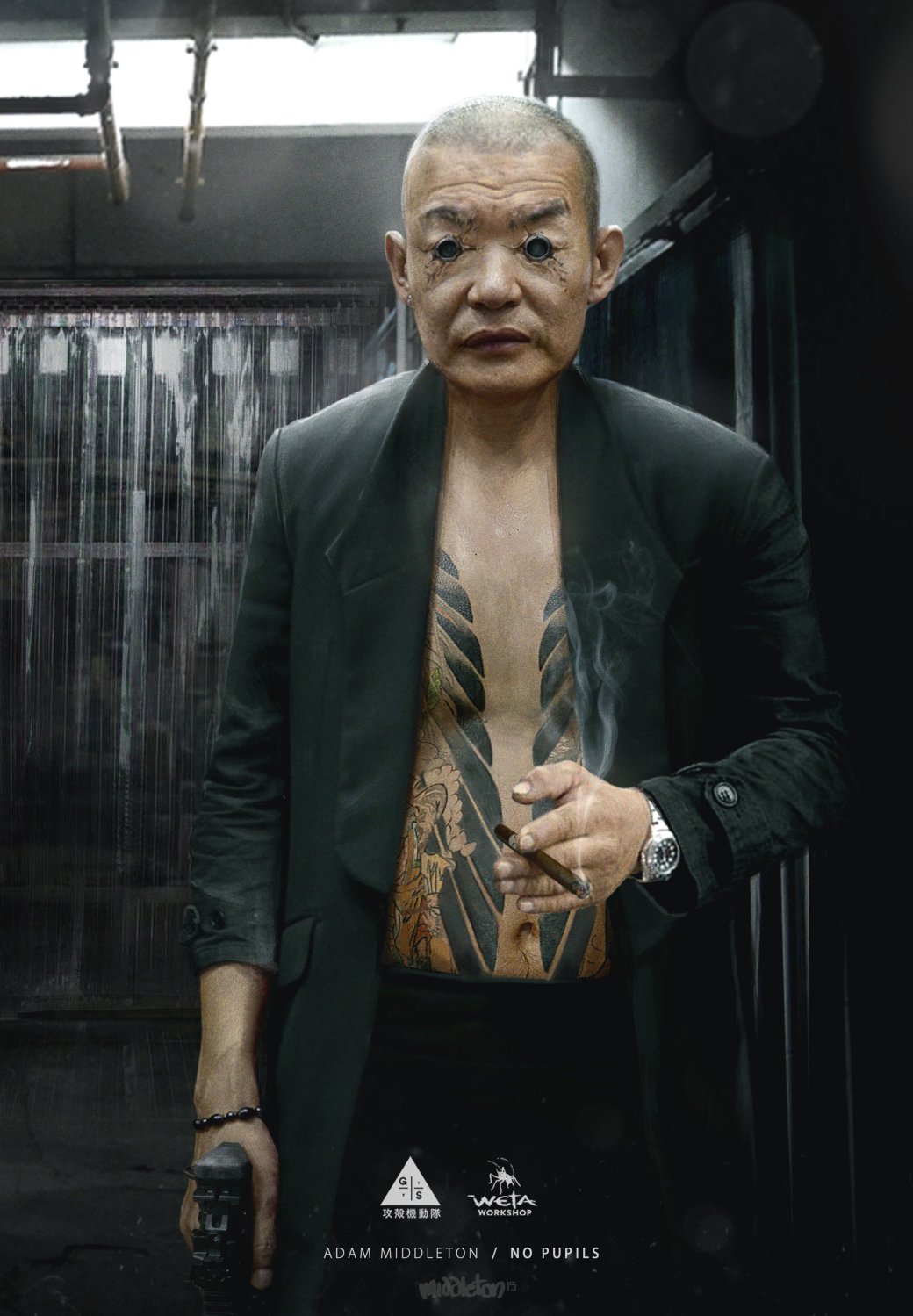 Потрясающий арт к американской Ghost in the Shell от 7 художников — изображение 3