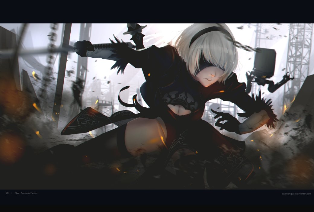 Слишком сексуальна: Интернет сходит с ума от героини Nier: Automata — изображение 4