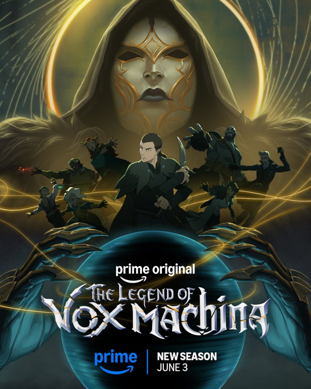 Постер четвёртого сезона мультсериала «Легенда о Vox Machina» / Источник: Prime Video