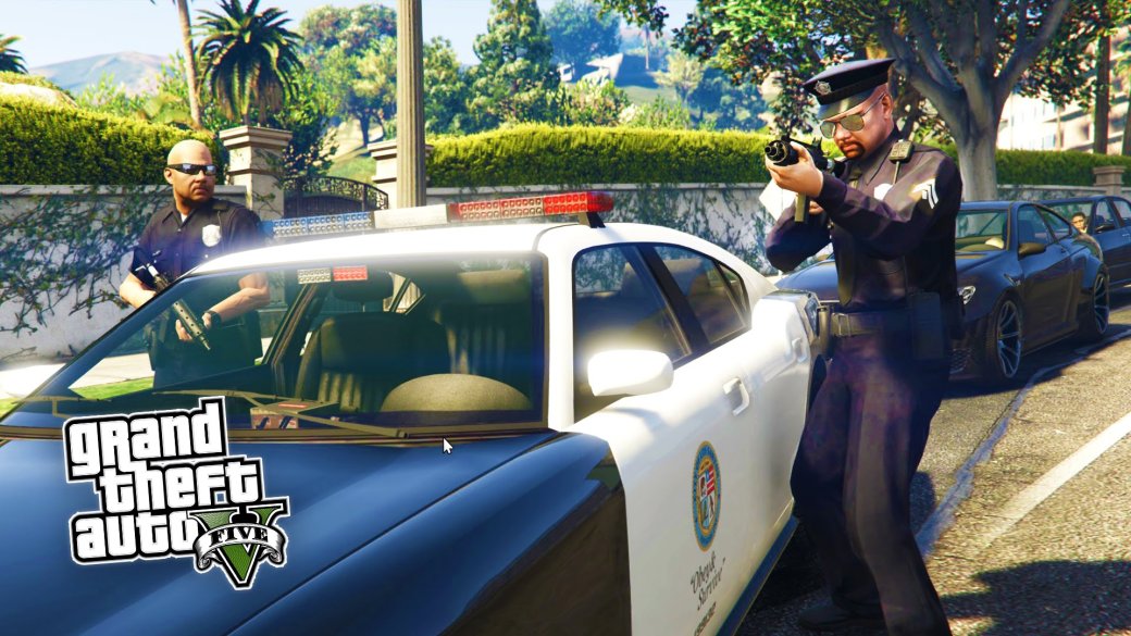 Гифка дня: полицейский нагло угоняет автомобиль в Grand Theft Auto 5 — фото 1