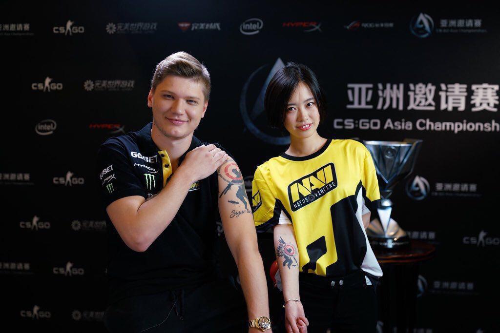 Галерея Фанатка из Китая набила татуировку с именным граффити игрока по CS:GO - 2 фото