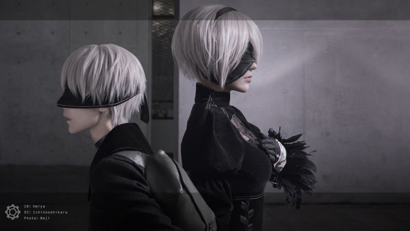 Косплей дня: андроиды 2B и 9S из Nier: Automata — фото 2