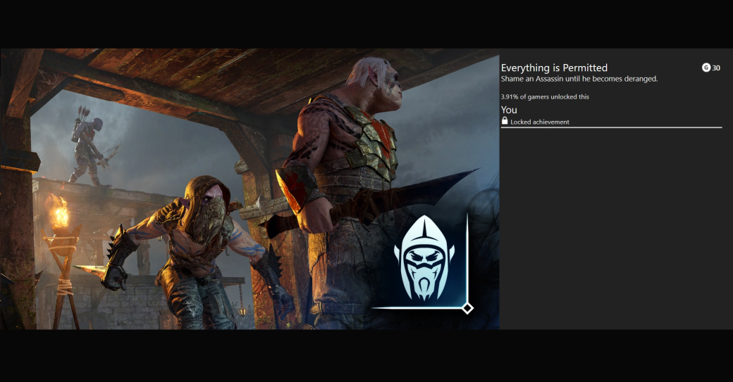 Галерея Одно из достижений Shadow of War отсылает к серии Assassinʼs Creed - 1 фото