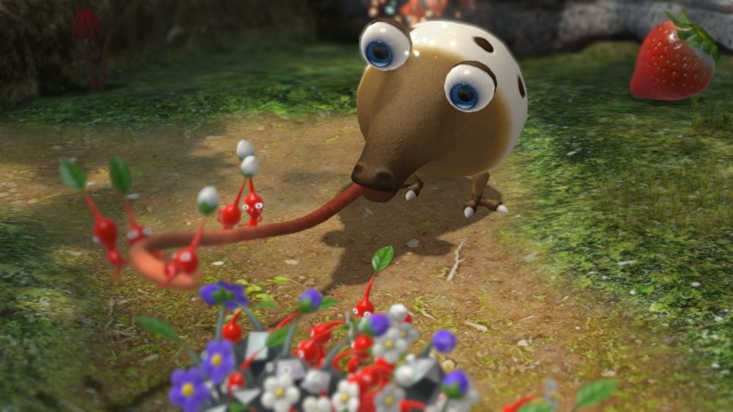 Pikmin 3 предлагает сразу несколько схем управления. С обычным GamePad играть удобно, но во время некоторых битв с боссами хотелось переключиться на Wiimote — так точнее.