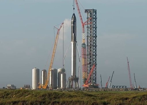 SpaceX собрала самую высокую ракету в истории — прототип корабля Starship