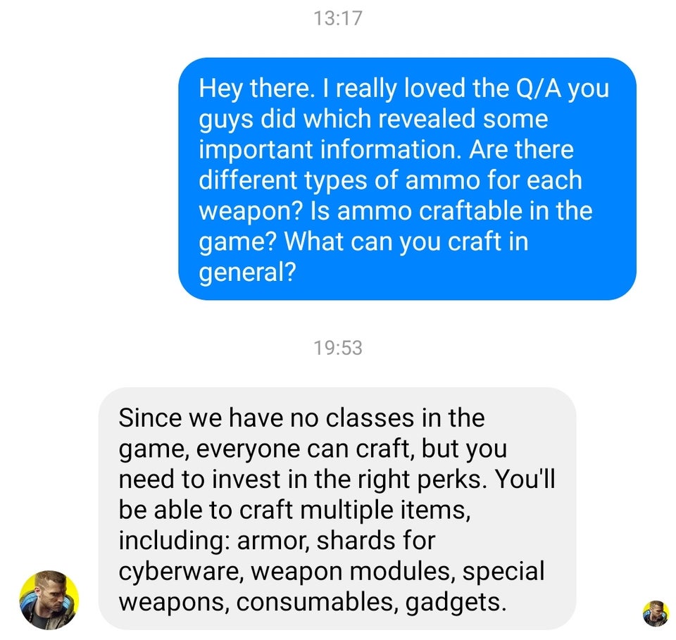 В Cyberpunk 2077 можно будет скрафтить хоть броню, хоть гаджеты — фото 1