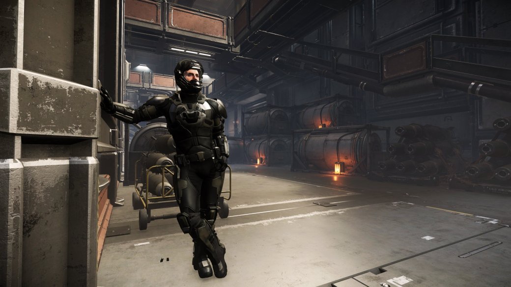 Даже космодесантники Star Citizen имеют какой-то небоевой вид: их явно мало волнует судьба народных денег!