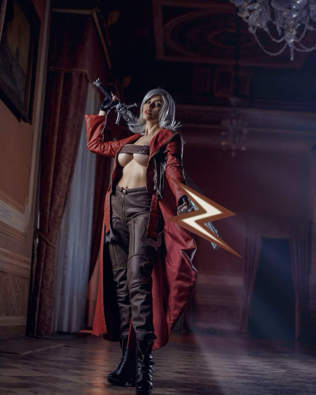 Галерея Модель сделала зрелищный косплей женской версии Данте из Devil May Cry 3 - 7 фото