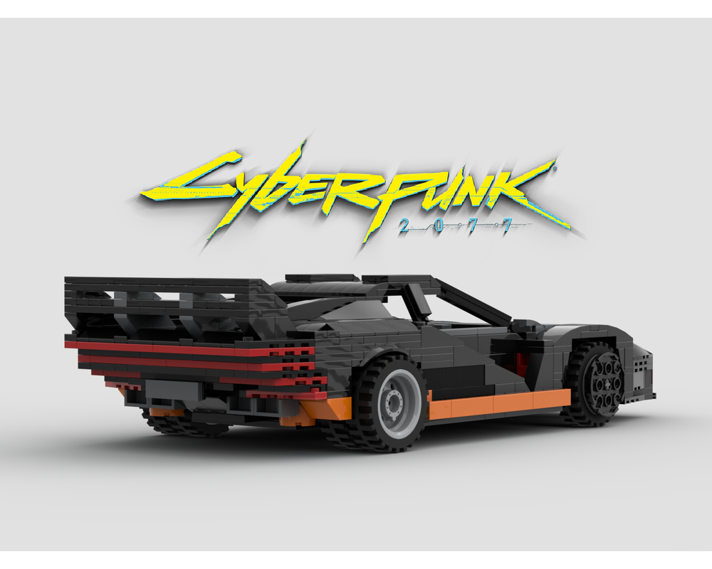 Галерея Поклонник Cyberpunk 2077 собрал автомобиль из игры с помощью Lego - 6 фото