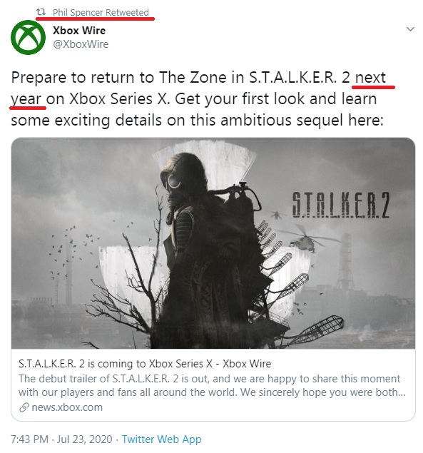 Microsoft указала на год выхода S.T.A.L.K.E.R. 2, а никто даже не заметил — фото 2