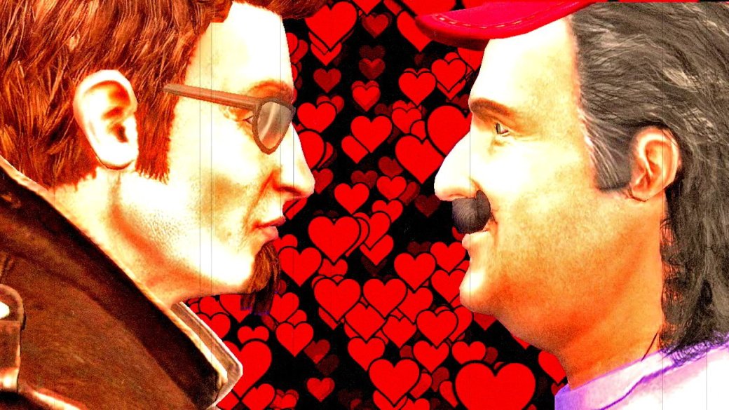 Слева - чувак, справа - порно-звезда Рон Джереми