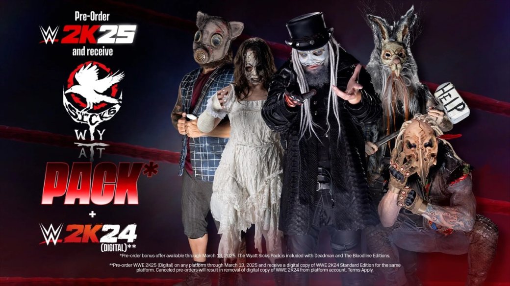 2K Sports представила полный ростер бойцов в WWE 2K25 — фото 1