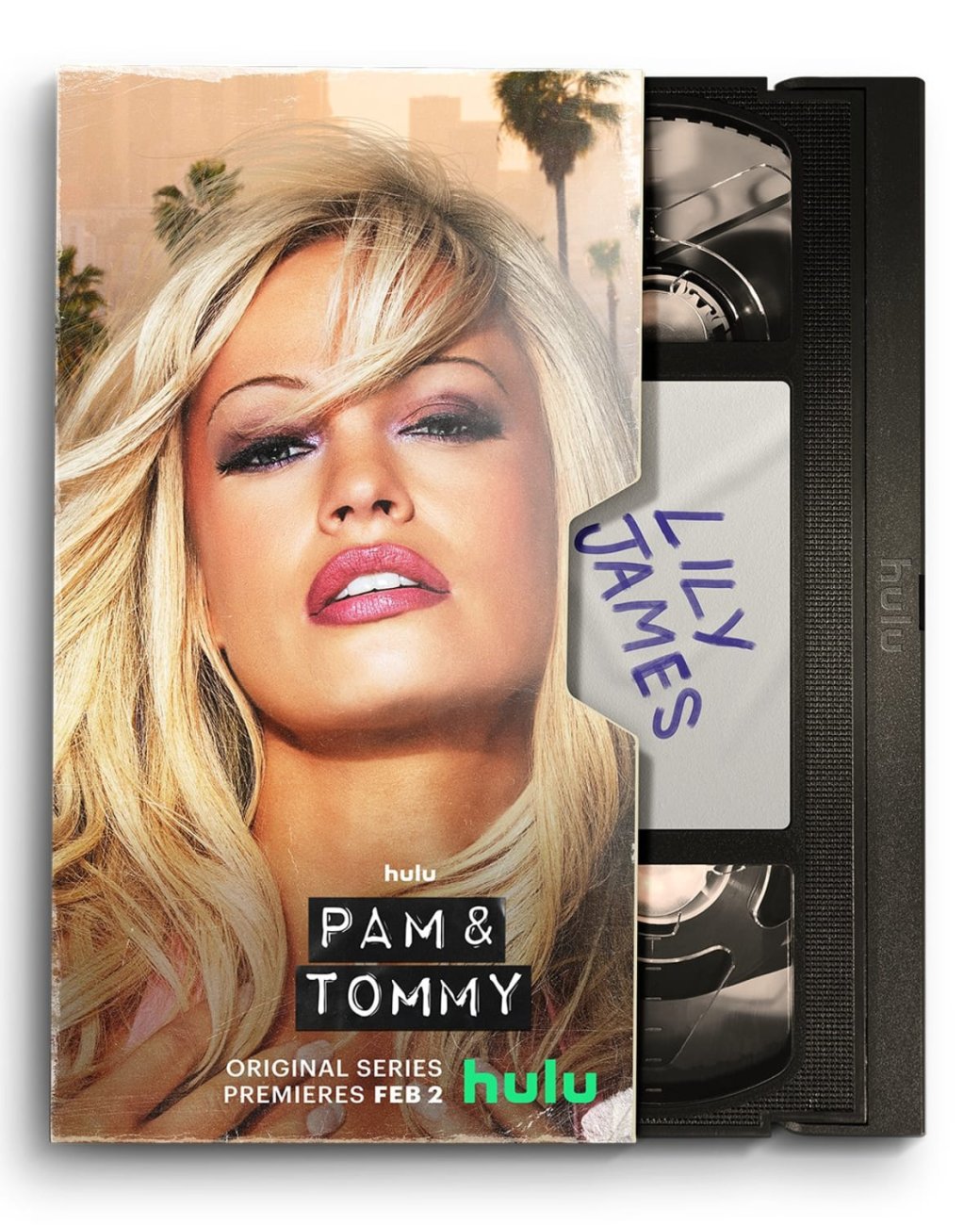 Галерея Вышли персональные постеры сериала «Пэм и Томми» с Лили Джеймс и Себастианом Стэном - 5 фото