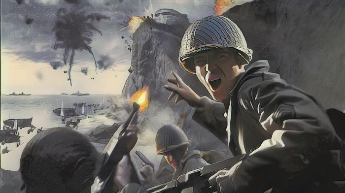 Обложка call of Duty 2