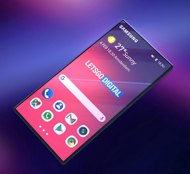 Галерея Опубликованы детальные рендеры складного смартфона Samsung Galaxy F - 2 фото