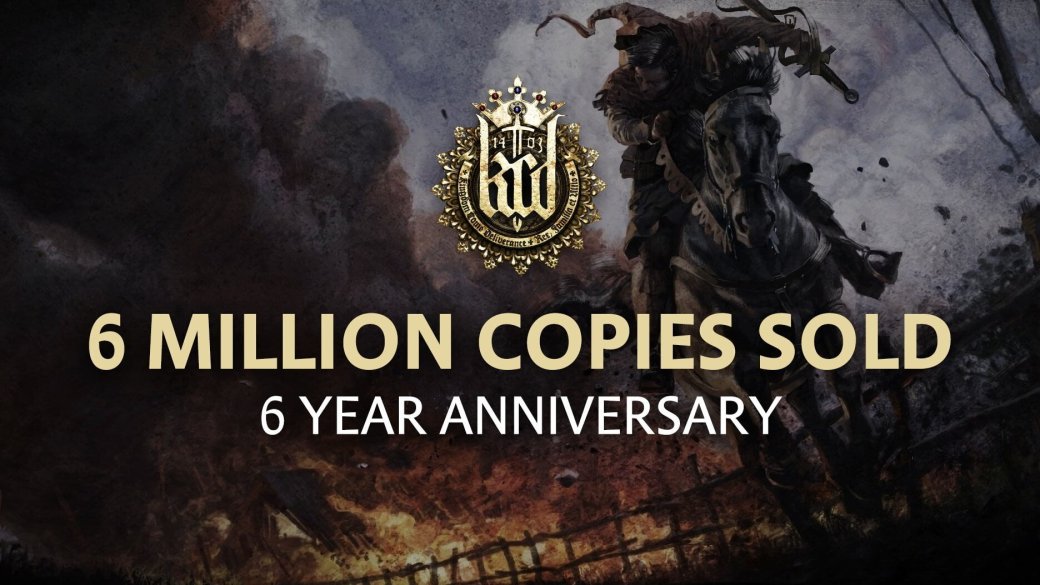 Продажи Kingdom Come: Deliverance превысили 6 миллионов копий — фото 1