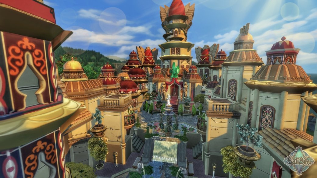 Галерея Энтузиастка воссоздала в The Sims 4 Луносвет из World of Warcraft. Получилось очень похоже - 2 фото