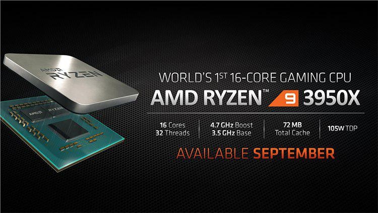 Анонс AMD Ryzen 9 3950X: 16-ядерный процессор для топовых игровых сборок — фото 2