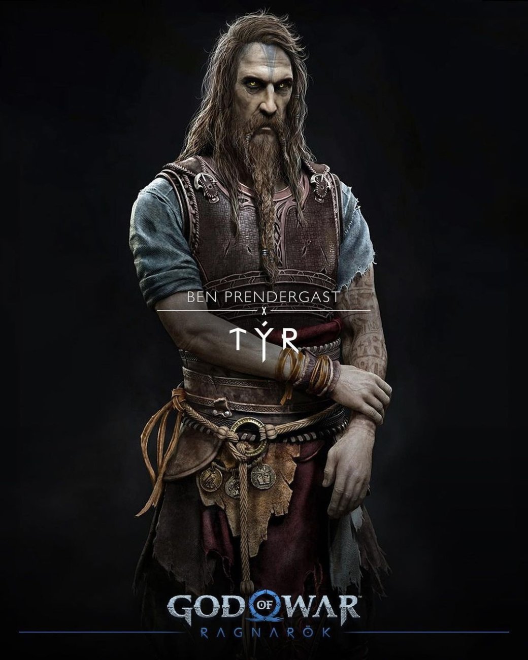 На персональных постерах God of War Ragnarok показали полного Тора и других героев — изображение 6
