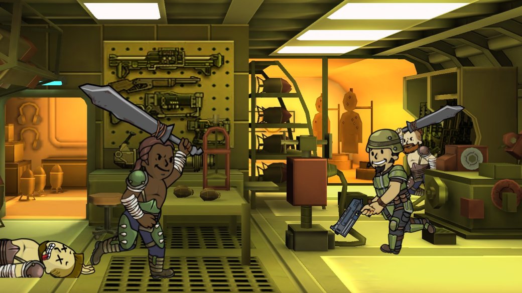 Fallout shelter гули в убежище