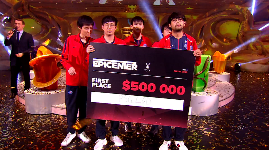 PSG.LGD — чемпионы EPICENTER XL. Перчатка Бесконечности досталась fy — фото 1