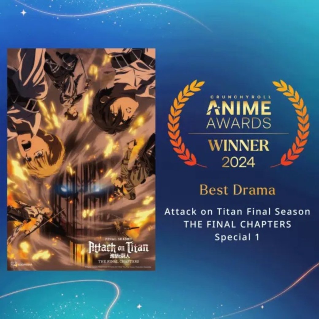 Объявлены лауреаты премии Crunchyroll Anime Awards 2024 — изображение 8