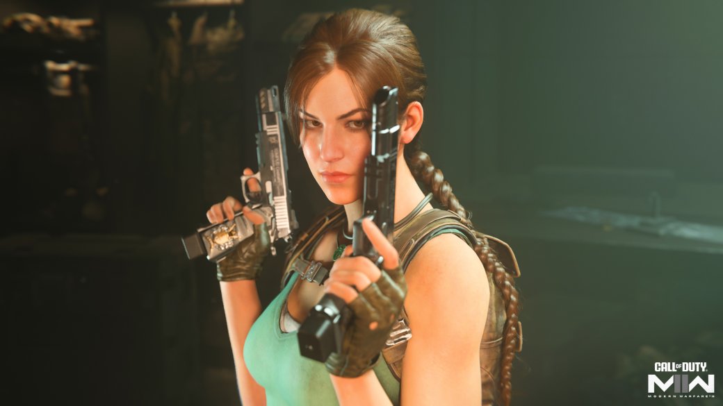 Галерея Activision Blizzard показала облик Лары Крофт для Call of Duty: Modern Warfare 2 - 2 фото