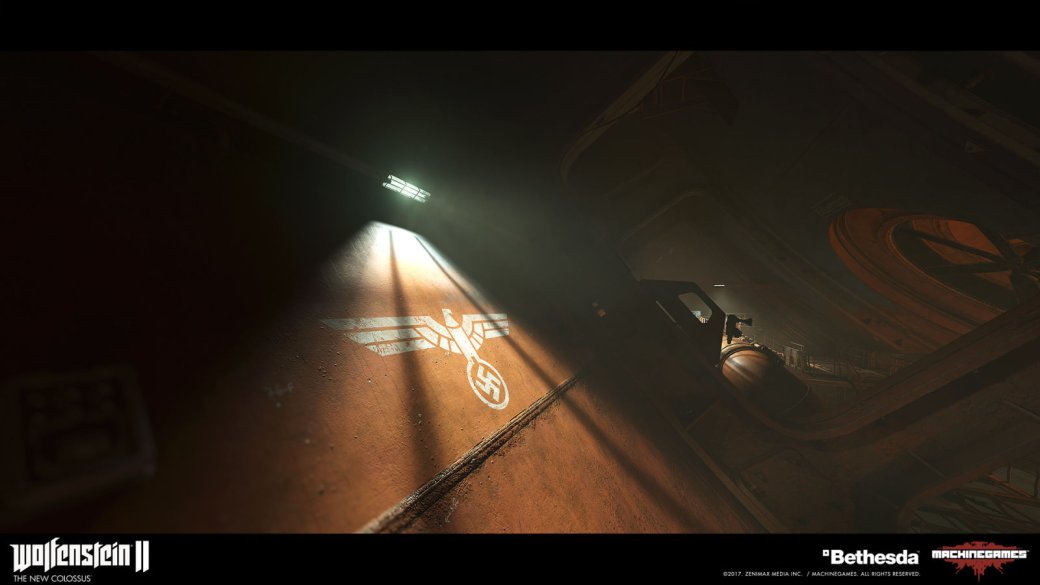 Взгляните на потрясающие концепт-арты ​Wolfenstein II: The New Colossus — фото 43