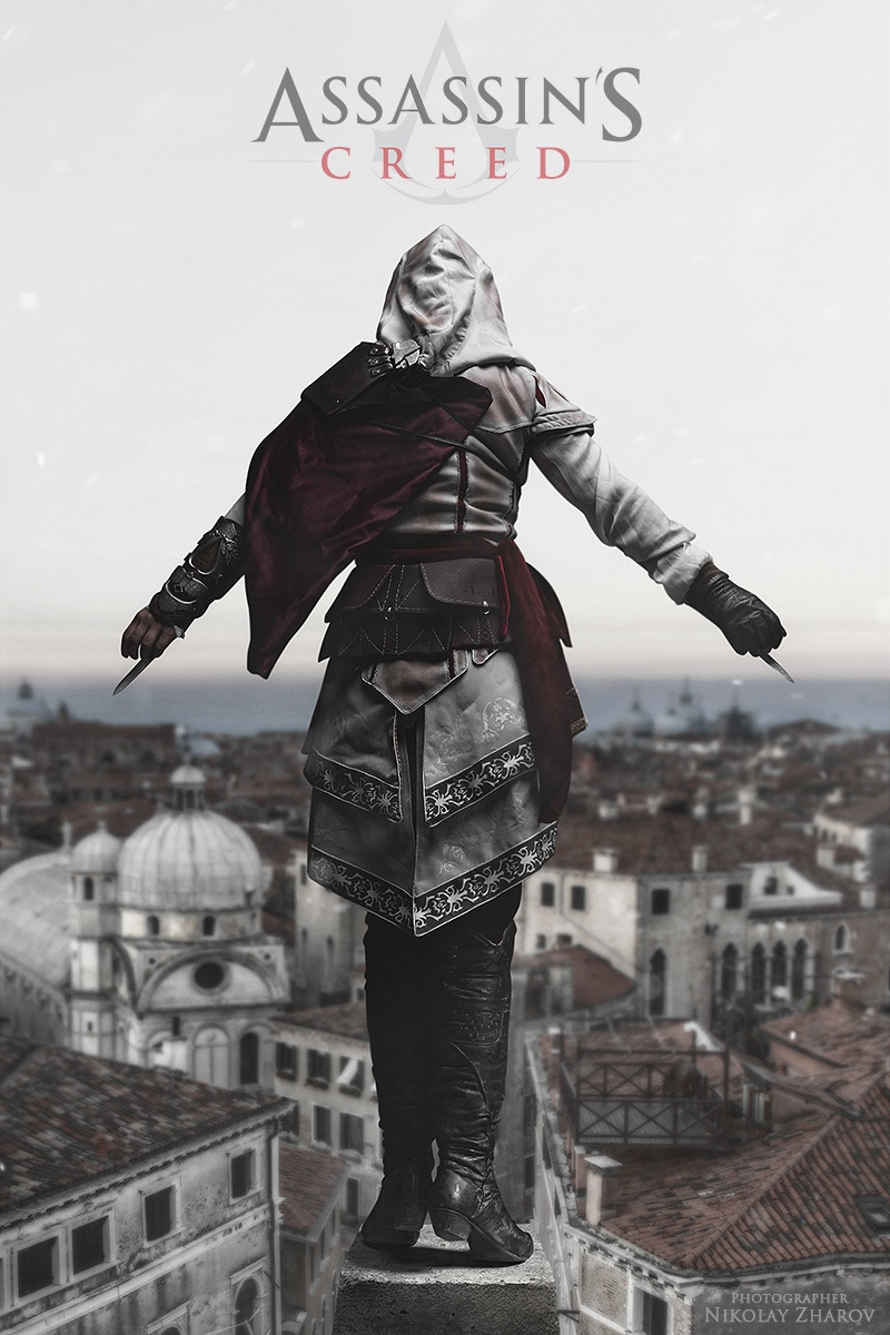 Аутентичный косплей Эцио Аудиторе из Assassin's Creed II — фото 2