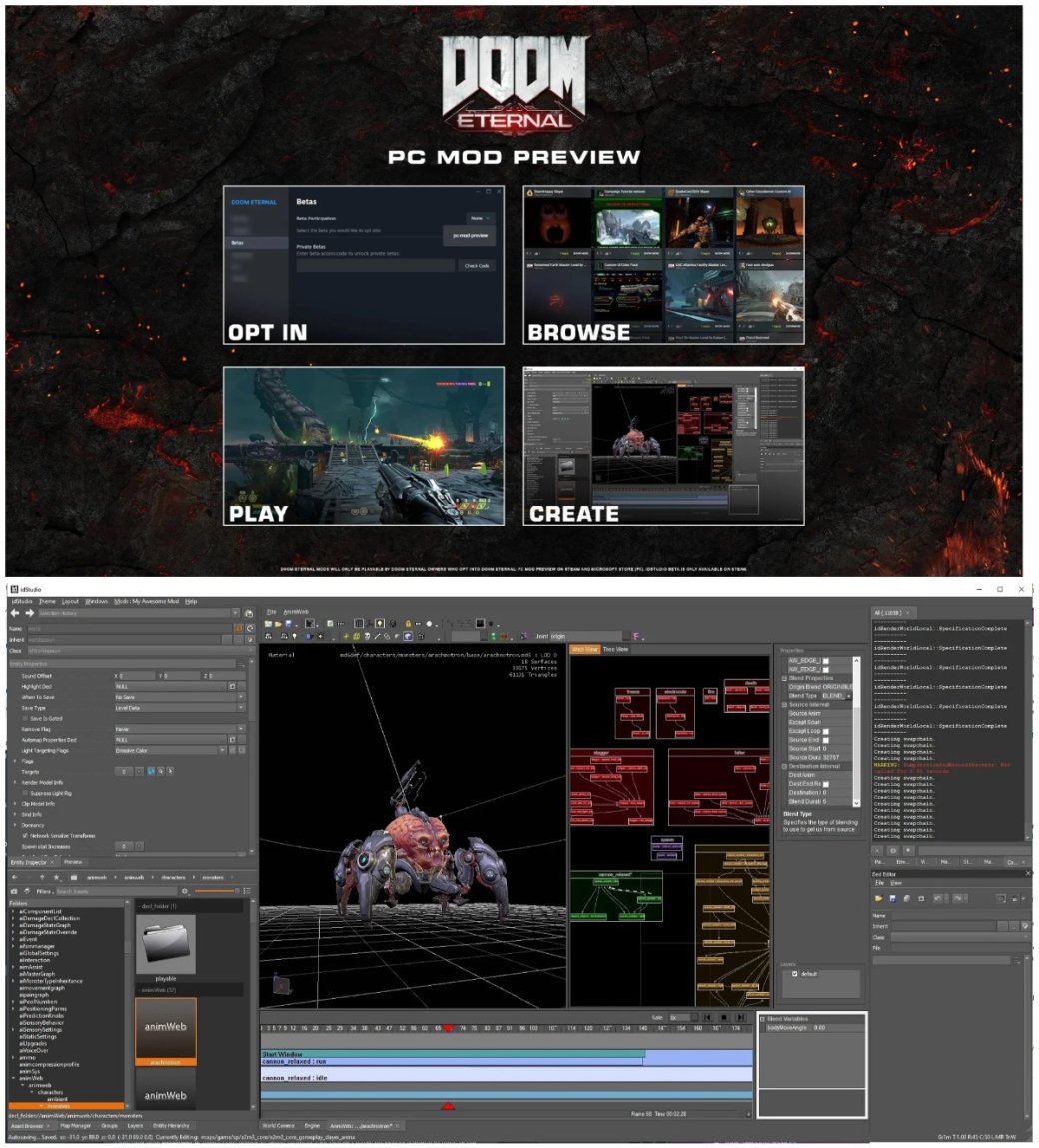 В Doom Eternal официально добавили поддержку модов на PC — фото 1