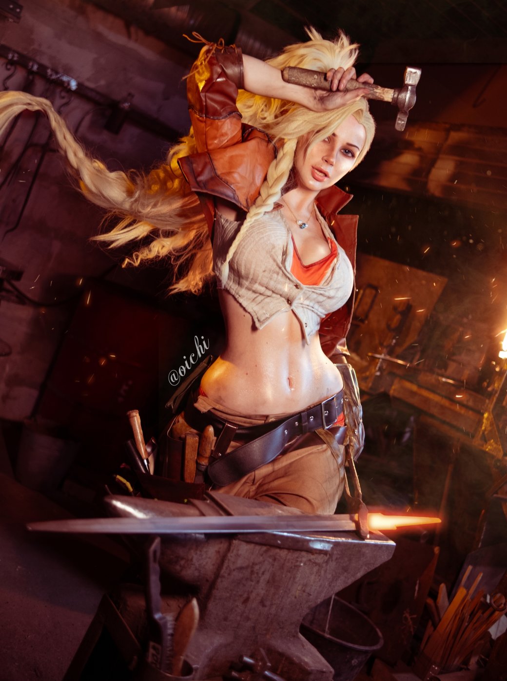 Модель предстала в знойном образе Джеммы из Monster Hunter Wilds — изображение 3