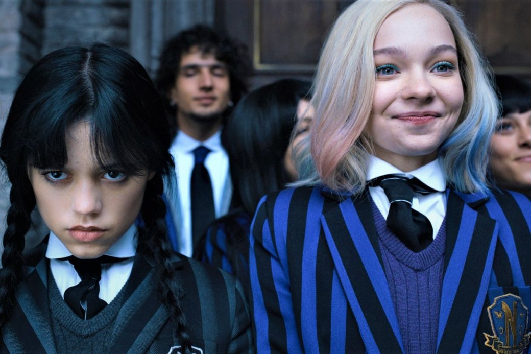 кадр из сериала «Уэнсдэй»