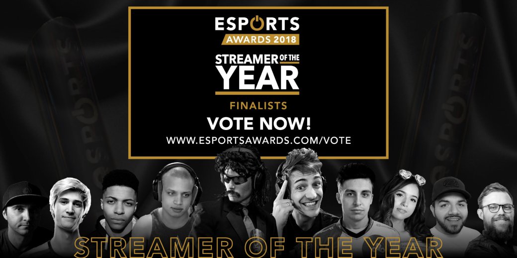 Dr. DisRespect, Shroud и Dota 2 номинированы на премию Esports Awards 2018 — фото 1