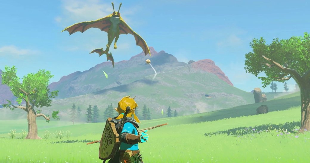 Кадр из игры The Legend of Zelda: Tears of the Kingdom