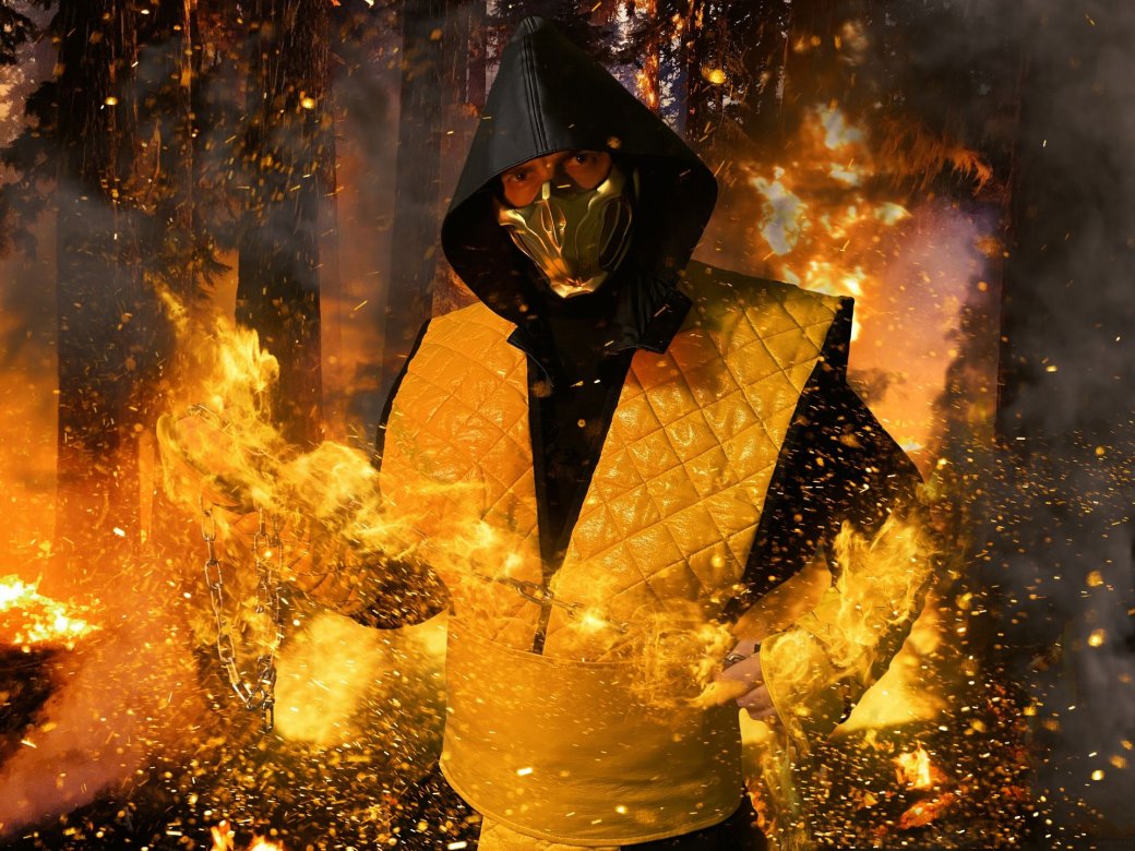 Галерея Косплеер предстал в почти каноничном образе Скорпиона из Mortal Kombat - 3 фото