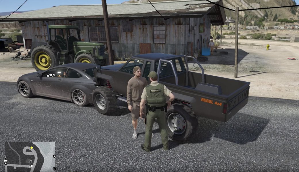 Гифка дня: проблемы при аресте в Grand Theft Auto 5 — фото 1