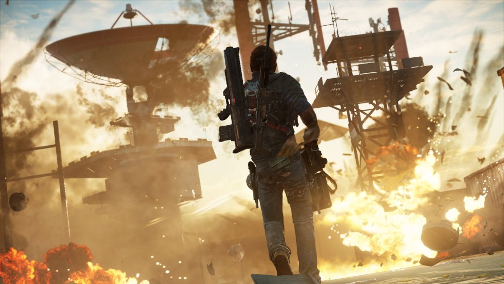 Гифка дня: когда устал от безумия вокруг в Just Cause 3 — фото 1