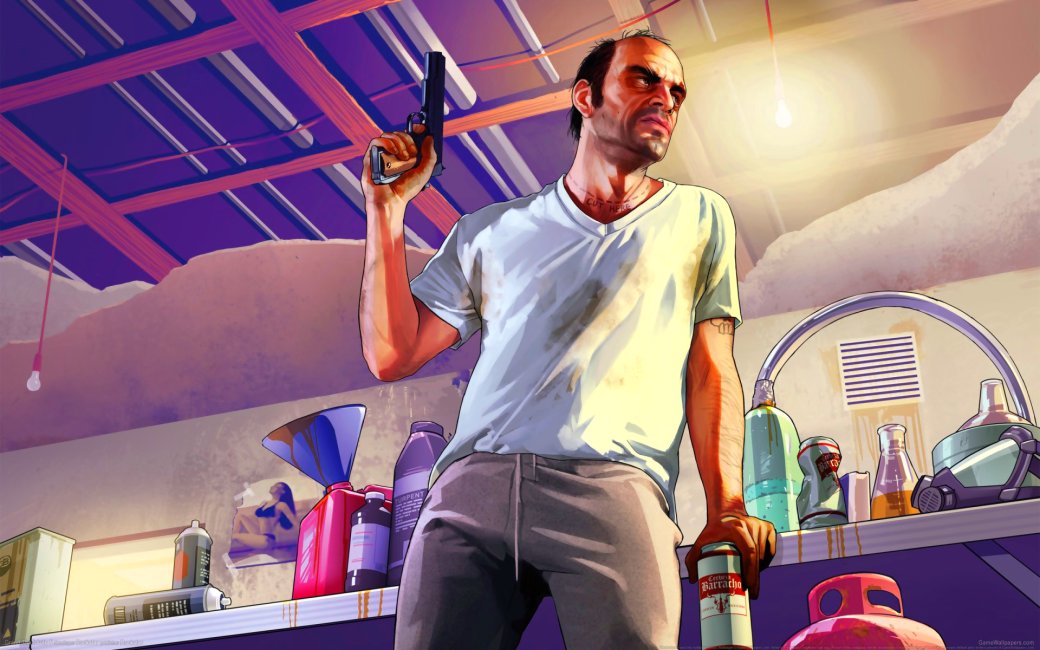 Гифка дня: добрый водитель Тревор в Grand Theft Auto V — фото 1