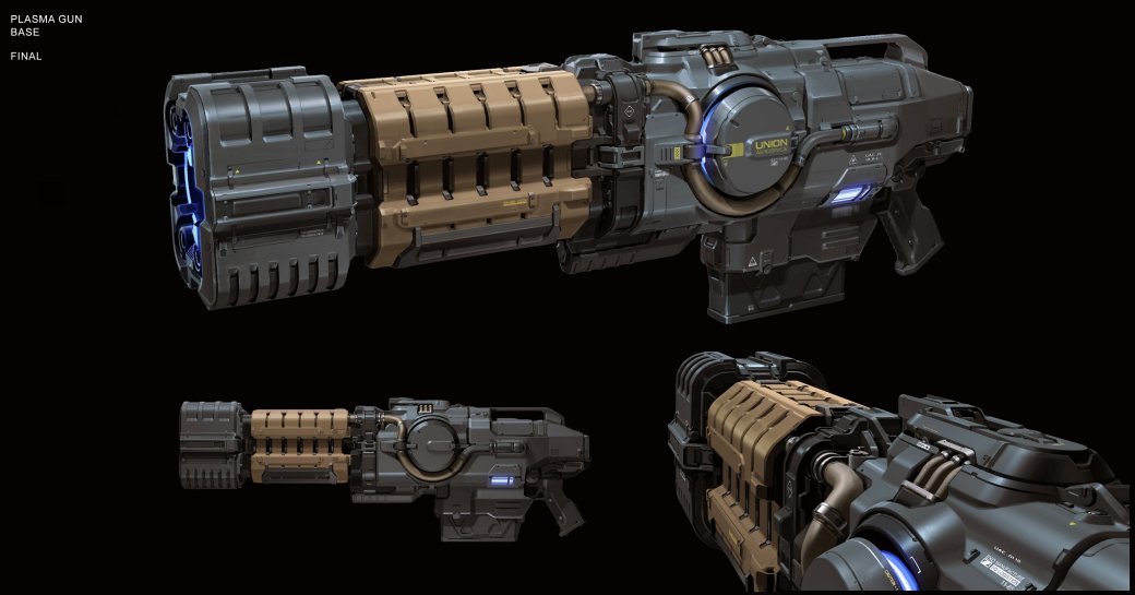 Галерея. Арты оружия из Doom Eternal — с комментариями художников id Software — фото 7