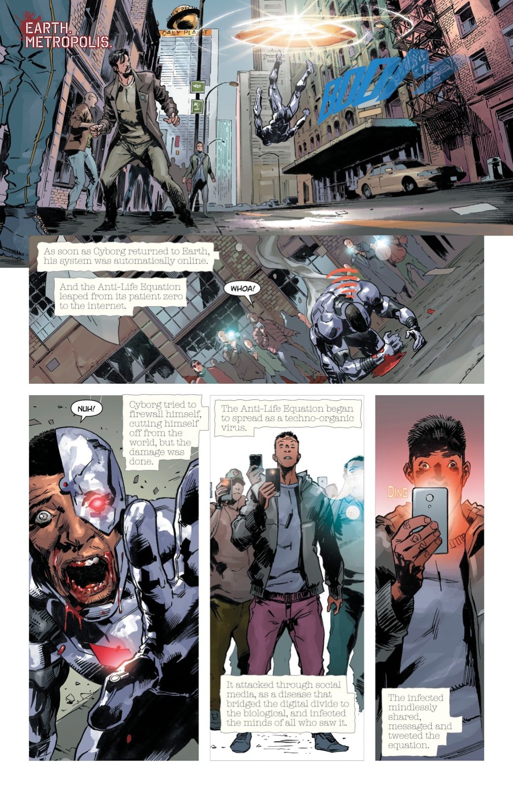 Галерея Бэтмен и Супермен против зомби в одном из самых мрачных комиксов этого года - 3 фото