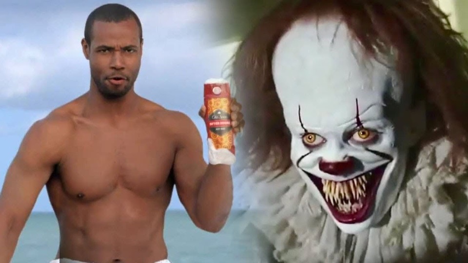 Звезда рекламы Old Spice Исайя Мустафа играет взрослого Майка Хэнлона